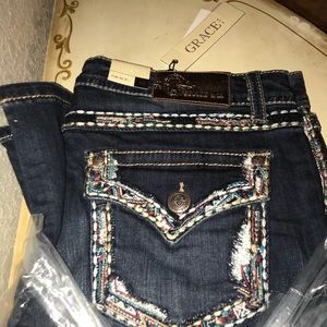 NWT 32 Grace in LA Bootcut Jeans